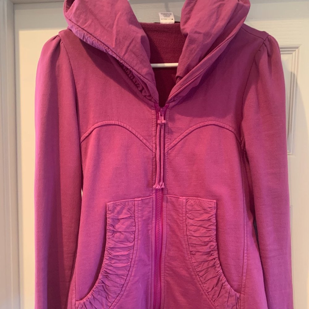 Prairie Underground Magenta (pink/purple) Short Cloak Zip Up Hoodie